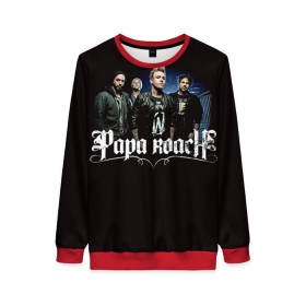 Женский свитшот 3D с принтом Paparoach 10 в городе Новоалтайск, 100% полиэстер с мягким внутренним слоем | круглый вырез горловины, мягкая резинка на манжетах и поясе, свободная посадка по фигуре | papa | papa roach | roach | альтернативный | группа | джекоби шэддикс | джерри хортон | метал | ню | нюметал | палермо | папа | папароач | папароч | роач | рок | роч | рэп | хард | хардрок | эсперанс