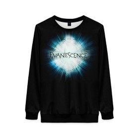 Женский свитшот 3D с принтом Evanescence 7 в городе Новоалтайск, 100% полиэстер с мягким внутренним слоем | круглый вырез горловины, мягкая резинка на манжетах и поясе, свободная посадка по фигуре | evanescence | fallen | the open door | джен маджура | иванесенс | тим маккорд | трой маклоухорн | уилл хант | эванесенс | эми ли