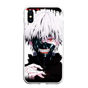 Чехол для iPhone XS Max матовый с принтом Канеки в городе Новоалтайск, Силикон | Область печати: задняя сторона чехла, без боковых панелей | Тематика изображения на принте: anime | ghoul | tokyo | tokyo ghoul | гуль
