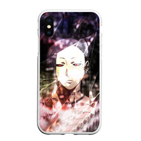 Чехол для iPhone XS Max матовый с принтом Tokyo Ghoul в городе Новоалтайск, Силикон | Область печати: задняя сторона чехла, без боковых панелей | Тематика изображения на принте: tokyo ghoul | typical uta | канеки | конеки | токийский гуль | ута