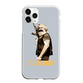 Чехол для iPhone 11 Pro Max матовый с принтом Карл Маркс в городе Новоалтайск, Силикон |  | Тематика изображения на принте: карл | маркс | о.м.с.к. | революция | сссркапитал