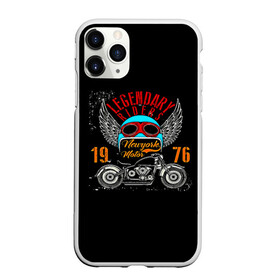 Чехол для iPhone 11 Pro матовый с принтом Мото 1976 в городе Новоалтайск, Силикон |  | Тематика изображения на принте: 3d | legendary riders | riders | rock | авто | автомобильные | гонщик | дорога | колеса | крылья | мото | мотоциклы | рок
