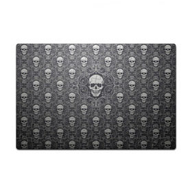 Пазл магнитный 126 элементов с принтом Black Milk - Skulls - Черепа в городе Новоалтайск, полимерный материал с магнитным слоем | 126 деталей, размер изделия —  180*270 мм | Тематика изображения на принте: black milk | metall | pattern | rock | skulls | патерн | узор | череп | черепа | черная