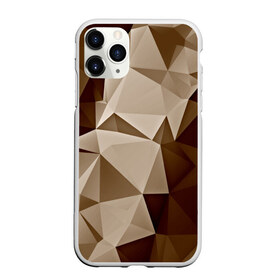 Чехол для iPhone 11 Pro Max матовый с принтом Brown geometry в городе Новоалтайск, Силикон |  | Тематика изображения на принте: abstraction | геометрия | грани | полигоны | текстура | треугольники