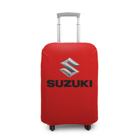 Чехол для чемодана 3D с принтом Suzuki в городе Новоалтайск, 86% полиэфир, 14% спандекс | двустороннее нанесение принта, прорези для ручек и колес | марка | машина | сузуки | япония