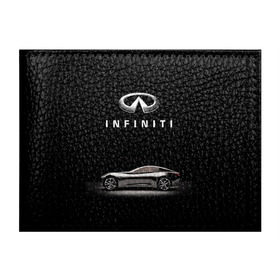 Обложка для студенческого билета с принтом Infiniti в городе Новоалтайск, натуральная кожа | Размер: 11*8 см; Печать на всей внешней стороне | Тематика изображения на принте: авто | инфинити | марка | машина