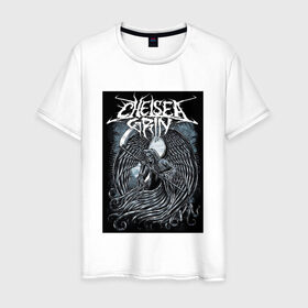 Мужская футболка хлопок с принтом Chelsea Grin в городе Новоалтайск, 100% хлопок | прямой крой, круглый вырез горловины, длина до линии бедер, слегка спущенное плечо. | Тематика изображения на принте: 