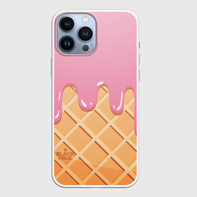 Чехол для iPhone 13 Pro Max с принтом Black Milk Мороженое Стаканчик в городе Новоалтайск,  |  | Тематика изображения на принте: ice cream | мороженое | рожок | стаканчик | эскимо