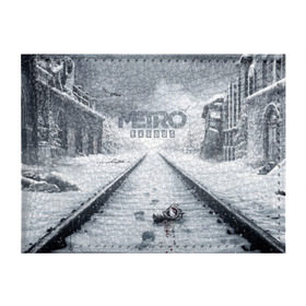 Обложка для студенческого билета с принтом METRO: Exodus в городе Новоалтайск, натуральная кожа | Размер: 11*8 см; Печать на всей внешней стороне | Тематика изображения на принте: horror | metro | metro 2033 | redux | игра | метро | хоррор