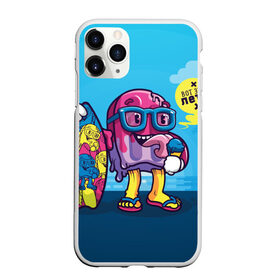 Чехол для iPhone 11 Pro матовый с принтом Вот это Лето с Мороженым в городе Новоалтайск, Силикон |  | Тематика изображения на принте: ray ban | лето | мороженка | мороженое | очки | сёрфинг | сланцы | эскимо | это
