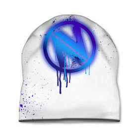 Шапка 3D с принтом cs:go - EnVyUs (White collection) в городе Новоалтайск, 100% полиэстер | универсальный размер, печать по всей поверхности изделия | Тематика изображения на принте: 0x000000123 | cs go | envyus | white | кс го | энви