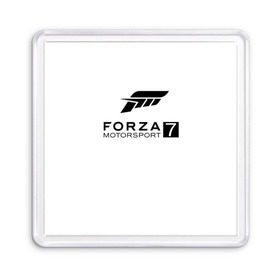 Магнит 55*55 с принтом FORZA 7 в городе Новоалтайск, Пластик | Размер: 65*65 мм; Размер печати: 55*55 мм | car | crew | dirt | flatout | grid | need | nfs | race | speed | гонки | машина | скорость