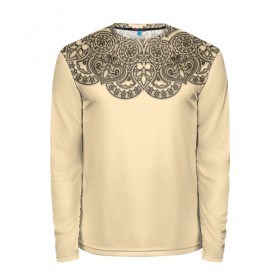 Мужской лонгслив 3D с принтом Красивый узор в городе Новоалтайск, 100% полиэстер | длинные рукава, круглый вырез горловины, полуприлегающий силуэт | 