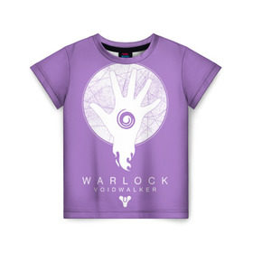 Детская футболка 3D с принтом Void в городе Новоалтайск, 100% гипоаллергенный полиэфир | прямой крой, круглый вырез горловины, длина до линии бедер, чуть спущенное плечо, ткань немного тянется | Тематика изображения на принте: destiny | destiny 2 | дестени | космос