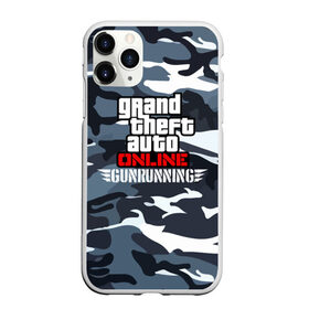 Чехол для iPhone 11 Pro матовый с принтом GTA Online GUNRUNNING в городе Новоалтайск, Силикон |  | auto | grand | gta | gta5 | rockstar | theft | гта | рокстар
