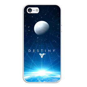 Чехол для iPhone 5/5S матовый с принтом Destiny в городе Новоалтайск, Силикон | Область печати: задняя сторона чехла, без боковых панелей | destiny | destiny 2 | дестени | космос