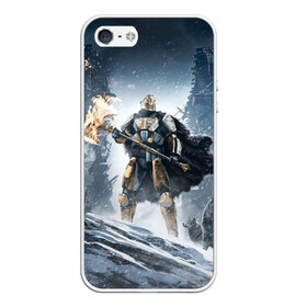 Чехол для iPhone 5/5S матовый с принтом Rise of Iron в городе Новоалтайск, Силикон | Область печати: задняя сторона чехла, без боковых панелей | destiny | destiny 2 | дестени | космос