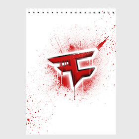 Скетчбук с принтом csgo - FaZe clan (White collection) в городе Новоалтайск, 100% бумага
 | 48 листов, плотность листов — 100 г/м2, плотность картонной обложки — 250 г/м2. Листы скреплены сверху удобной пружинной спиралью | cs go | faze | white | кс го | фейз