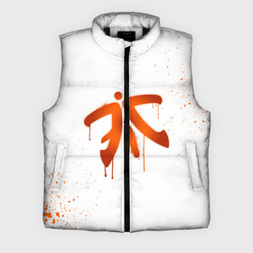 Мужской жилет утепленный 3D с принтом cs:go  Fnatic (White collection) в городе Новоалтайск,  |  | cs go | fnatic | кс го | фнатик