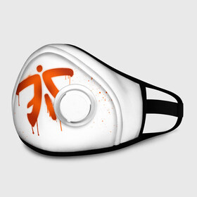 Маска из неопрена с принтом cs:go - Fnatic (White collection) в городе Новоалтайск, неопрен 100% | Форма огибающая нос. Резинки для ушей с дополнительной резинкой на затылке. Клапан для выдоха для активного дыхания при занятиях спортом. Эластичный материал маски и окантовки для лучшего растяжения и прилегания маски.  | cs go | fnatic | кс го | фнатик