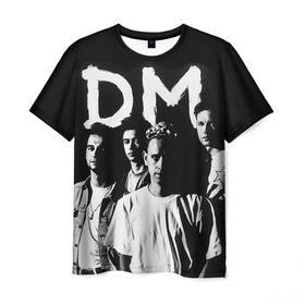 Мужская футболка 3D с принтом Depeche mode в городе Новоалтайск, 100% полиэфир | прямой крой, круглый вырез горловины, длина до линии бедер | альтернативный рок | вестник моды | винс кларк | депеш мод | депешмод | дэйв гаан | индастриал рок | мартин гор | синти поп | электроник рок | энди флетчер