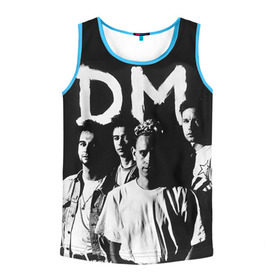 Мужская майка 3D с принтом Depeche mode в городе Новоалтайск, 100% полиэстер | круглая горловина, приталенный силуэт, длина до линии бедра. Пройма и горловина окантованы тонкой бейкой | альтернативный рок | вестник моды | винс кларк | депеш мод | депешмод | дэйв гаан | индастриал рок | мартин гор | синти поп | электроник рок | энди флетчер