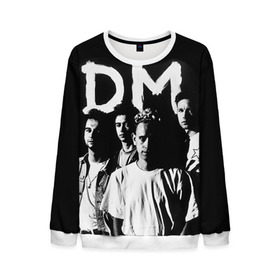 Мужской свитшот 3D с принтом Depeche mode в городе Новоалтайск, 100% полиэстер с мягким внутренним слоем | круглый вырез горловины, мягкая резинка на манжетах и поясе, свободная посадка по фигуре | альтернативный рок | вестник моды | винс кларк | депеш мод | депешмод | дэйв гаан | индастриал рок | мартин гор | синти поп | электроник рок | энди флетчер