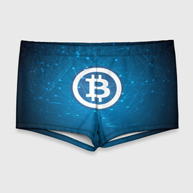 Мужские купальные плавки 3D с принтом Bitcoin Blue - Биткоин в городе Новоалтайск, Полиэстер 85%, Спандекс 15% |  | Тематика изображения на принте: bitcoin | ethereum | litecoin | биткоин | интернет | крипта | криптовалюта | лайткоин | майнинг | технологии | эфир