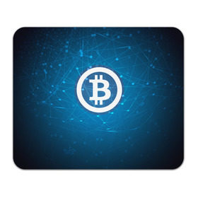 Коврик прямоугольный с принтом Bitcoin Blue - Биткоин в городе Новоалтайск, натуральный каучук | размер 230 х 185 мм; запечатка лицевой стороны | bitcoin | ethereum | litecoin | биткоин | интернет | крипта | криптовалюта | лайткоин | майнинг | технологии | эфир