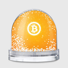 Снежный шар с принтом Bitcoin - Биткоин в городе Новоалтайск, Пластик | Изображение внутри шара печатается на глянцевой фотобумаге с двух сторон | bitcoin | ethereum | litecoin | биткоин | интернет | крипта | криптовалюта | лайткоин | майнинг | технологии | эфир