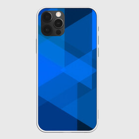 Чехол для iPhone 12 Pro Max с принтом blue texsture в городе Новоалтайск, Силикон |  | Тематика изображения на принте: abstraction | абстракция | геометрия | грани | линии | полигоны | сочетания | треугольники