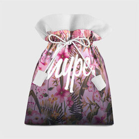 Подарочный 3D мешок с принтом Hype Flowers в городе Новоалтайск, 100% полиэстер | Размер: 29*39 см | fashion | glamour | hawaii | hype | style | tropic | вечеринка | гаваи | гламур | джунгли | клуб | мода | немножечко | пальмы | пафос | стиль | тренд | тропики | хайп | хайпанем | цветок | цветы
