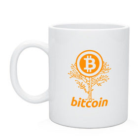 Кружка с принтом Bitcoin Tree - Дерево Биткоин в городе Новоалтайск, керамика | объем — 330 мл, диаметр — 80 мм. Принт наносится на бока кружки, можно сделать два разных изображения | bitcoin | blockchain | tree | биткоин | блокчейн | валюта | деньги | дерево | крипто | криптовалюта | майнинг | технологии