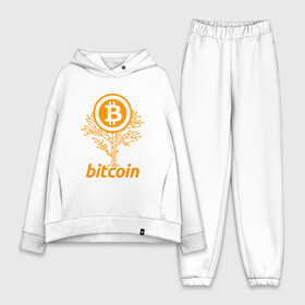 Женский костюм хлопок Oversize с принтом Bitcoin Tree   Дерево Биткоин в городе Новоалтайск,  |  | bitcoin | blockchain | tree | биткоин | блокчейн | валюта | деньги | дерево | крипто | криптовалюта | майнинг | технологии