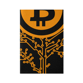 Обложка для паспорта матовая кожа с принтом Bitcoin Tree - Дерево Биткоин в городе Новоалтайск, натуральная матовая кожа | размер 19,3 х 13,7 см; прозрачные пластиковые крепления | bitcoin | blockchain | tree | биткоин | блокчейн | валюта | деньги | дерево | крипто | криптовалюта | майнинг | технологии