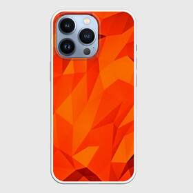 Чехол для iPhone 13 Pro с принтом Orange geometry в городе Новоалтайск,  |  | Тематика изображения на принте: abstraction | абстракция | геометрия | грани | линии | полигоны | сочетания | текстура | треугольники