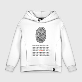 Детское худи Oversize хлопок с принтом Hacked в городе Новоалтайск, френч-терри — 70% хлопок, 30% полиэстер. Мягкий теплый начес внутри —100% хлопок | боковые карманы, эластичные манжеты и нижняя кромка, капюшон на магнитной кнопке | code | developer | hacker | взлом | кодер | отпечаток | прогер | программирование | хакер