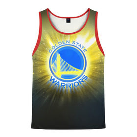 Мужская майка 3D с принтом Golden State Warriors 4 в городе Новоалтайск, 100% полиэстер | круглая горловина, приталенный силуэт, длина до линии бедра. Пройма и горловина окантованы тонкой бейкой | draymond green | golden state warriors | klay thompson | nba | stephen curry | голден стэйт уорриорз | дрэймонд грин | клей томпсон | стефен карри