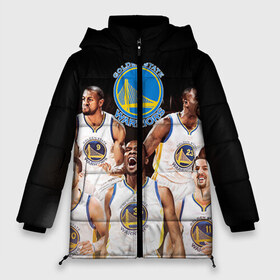 Женская зимняя куртка 3D с принтом Golden State Warriors 5 в городе Новоалтайск, верх — 100% полиэстер; подкладка — 100% полиэстер; утеплитель — 100% полиэстер | длина ниже бедра, силуэт Оверсайз. Есть воротник-стойка, отстегивающийся капюшон и ветрозащитная планка. 

Боковые карманы с листочкой на кнопках и внутренний карман на молнии | draymond green | golden state warriors | klay thompson | nba | stephen curry | голден стэйт уорриорз | дрэймонд грин | клей томпсон | стефен карри