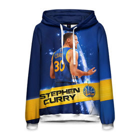 Мужская толстовка 3D с принтом Golden State Warriors 8 в городе Новоалтайск, 100% полиэстер | двухслойный капюшон со шнурком для регулировки, мягкие манжеты на рукавах и по низу толстовки, спереди карман-кенгуру с мягким внутренним слоем. | golden state warriors | nba | stephen curry | голден стэйт уорриорз | стефен карри