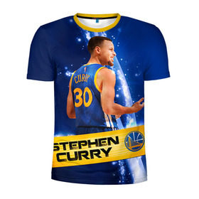 Мужская футболка 3D спортивная с принтом Golden State Warriors 8 в городе Новоалтайск, 100% полиэстер с улучшенными характеристиками | приталенный силуэт, круглая горловина, широкие плечи, сужается к линии бедра | Тематика изображения на принте: golden state warriors | nba | stephen curry | голден стэйт уорриорз | стефен карри