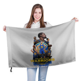 Флаг 3D с принтом Golden State Warriors 9 в городе Новоалтайск, 100% полиэстер | плотность ткани — 95 г/м2, размер — 67 х 109 см. Принт наносится с одной стороны | draymond green | golden state warriors | klay thompson | nba | stephen curry | голден стэйт уорриорз | дрэймонд грин | клей томпсон | стефен карри