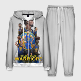 Мужской костюм 3D с принтом Golden State Warriors 9 в городе Новоалтайск, 100% полиэстер | Манжеты и пояс оформлены тканевой резинкой, двухслойный капюшон со шнурком для регулировки, карманы спереди | draymond green | golden state warriors | klay thompson | nba | stephen curry | голден стэйт уорриорз | дрэймонд грин | клей томпсон | стефен карри