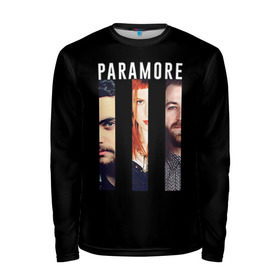 Мужской лонгслив 3D с принтом Paramore 1 в городе Новоалтайск, 100% полиэстер | длинные рукава, круглый вырез горловины, полуприлегающий силуэт | Тематика изображения на принте: 