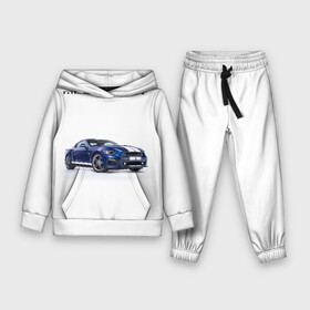 Детский костюм 3D (с толстовкой) с принтом Ford Mustang GT 3 в городе Новоалтайск,  |  | ford | gt | mustang | shelby | мустанг | форд | шэлби