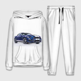 Женский костюм 3D (с толстовкой) с принтом Ford Mustang GT 3 в городе Новоалтайск,  |  | ford | gt | mustang | shelby | мустанг | форд | шэлби