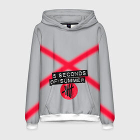 Мужская толстовка 3D с принтом 5 Seconds of Summer в городе Новоалтайск, 100% полиэстер | двухслойный капюшон со шнурком для регулировки, мягкие манжеты на рукавах и по низу толстовки, спереди карман-кенгуру с мягким внутренним слоем. | 5 seconds of summer | 5 sos | 5 секунд лета | 5sos