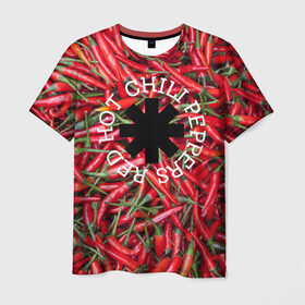 Мужская футболка 3D с принтом Red Hot Chili Peppers в городе Новоалтайск, 100% полиэфир | прямой крой, круглый вырез горловины, длина до линии бедер | Тематика изображения на принте: red hot chili peppers | rock | рок