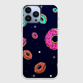 Чехол для iPhone 13 Pro Max с принтом Black Milk Космические Пончики в городе Новоалтайск,  |  | Тематика изображения на принте: black milk | donut | donuts | space | the simpsons | trend | глазурь | дизайн | еда | звезда | звёзды | космос | мода | пончик | симпсоны | симсоны | сладкий | стиль | тренд | узор