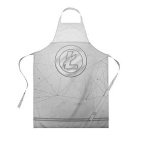 Фартук 3D с принтом Litecoin - Лайткоин (LTC) в городе Новоалтайск, 100% полиэстер | общий размер — 65 х 85 см, ширина нагрудника — 26 см, горловина — 53 см, длина завязок — 54 см, общий обхват в поясе — 173 см. Принт на завязках и на горловине наносится с двух сторон, на основной части фартука — только с внешней стороны | asic | litecoin | ltc | асик | будущее | валюта | деньги | крипта | крипто | криптовалюта | лайткоин | майнер | майнинг | ферма | цифровая